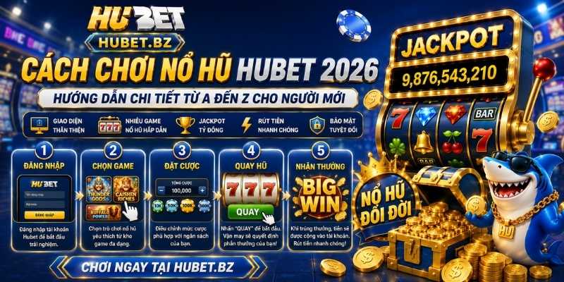 Cách Chơi Nổ Hũ Hubet 2026 – Hướng Dẫn Chi Tiết Từ A Đến Z Cho Người Mới