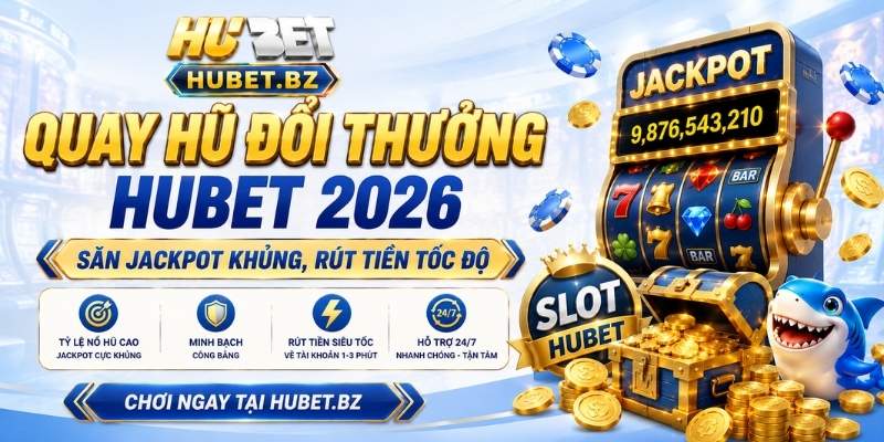 Quay Hũ Đổi Thưởng Hubet 2026 – Săn Jackpot Khủng, Rút Tiền Tốc Độ